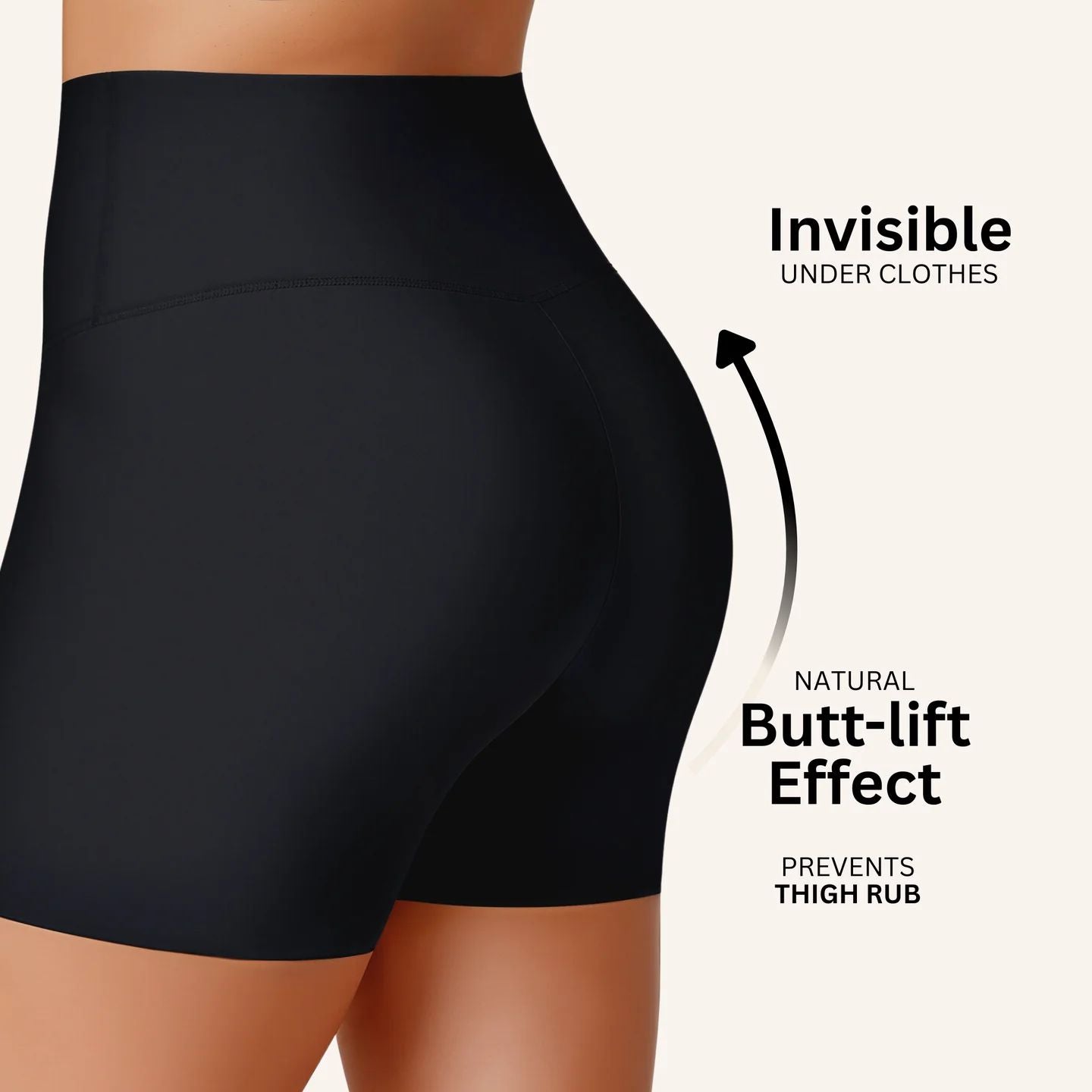 Seamless High-Waisted Shaping Shorts