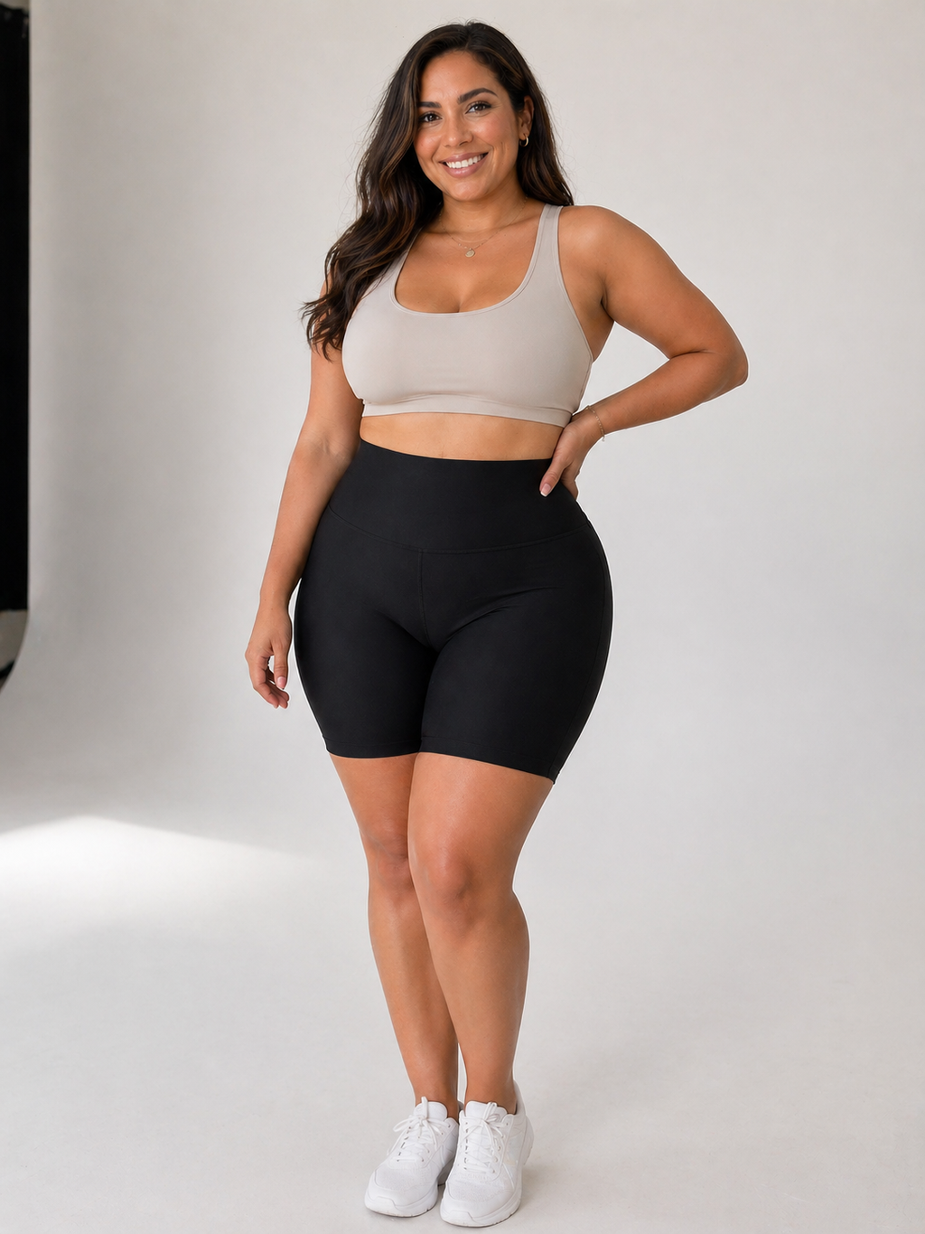 Pantalón corto moldeador de talle alto con control de abdomen